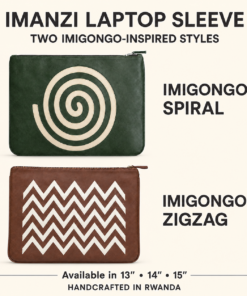 Imanzi Leather laptop sleeve – Image 9