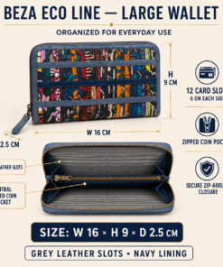 Alternative view of Beza Eco Line Wallet — From Remnants to Remarkable